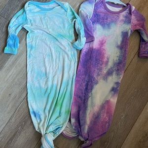 Little sleepies knot gown newborn